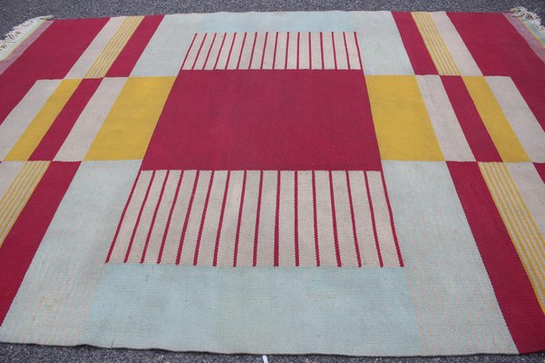 Geometric Carpet by Antonin Kybal, 1940s-TZ-983694