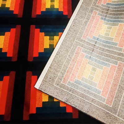 Geometric Rug in Wool by Missoni for T&J Vestor, 1980s-YHS-2028119