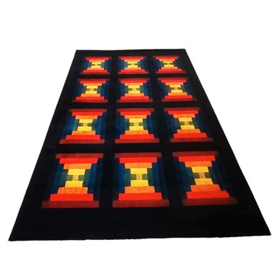 Geometric Rug in Wool by Missoni for T&J Vestor, 1980s-YHS-2028119