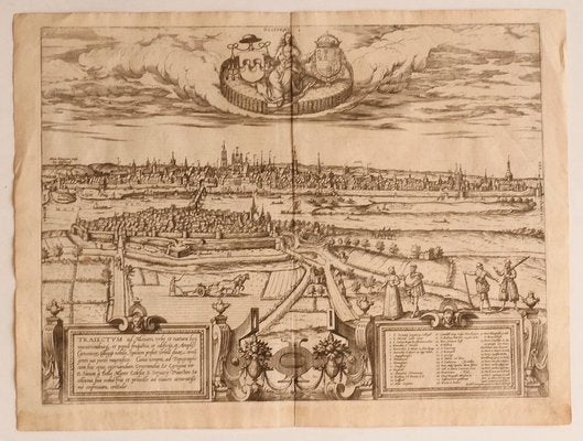 Georg Braun, Franz Hogengerg - View of Maastricht, the Netherlands - 16th Century-ZCI-833247