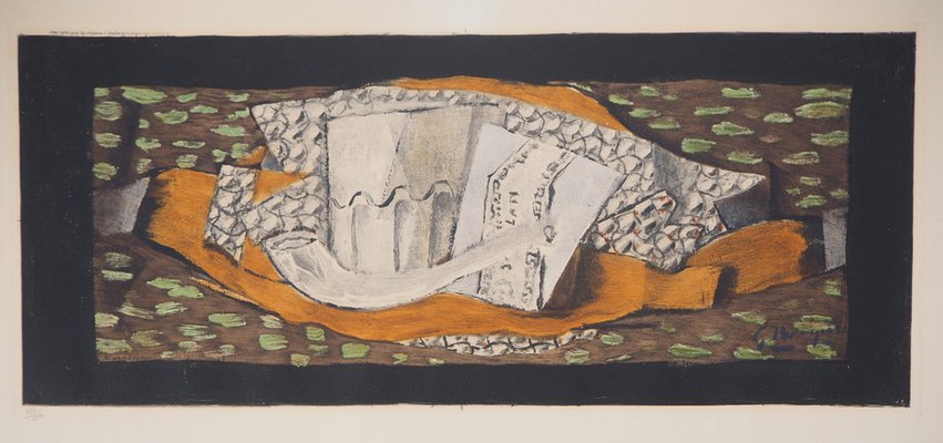 Georges Braque, Nature morte à la pipe, 1959, Original Engraving-KHH-1282336