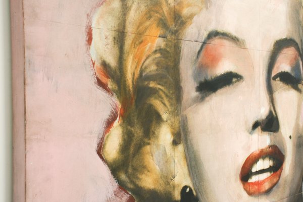 Georges-Charles Vanrijk, Marilyn Monroe, Print & Mixed Media Panel Painting, 1997-SES-2041893