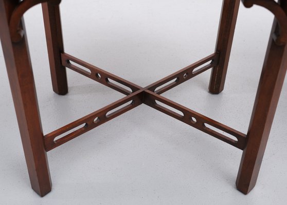 Georgian Revival Mahogany Side Tables by Bevan Funnell, England, 1960s, Set of 4-GCG-1377238