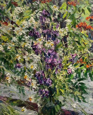 Georgij Moroz, Autumn Bouquet, 2002, Oil on Canvas-QUE-1729790