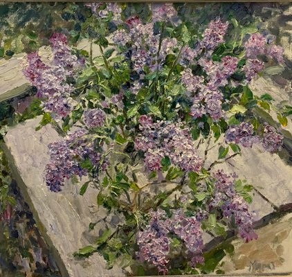 Georgij Moroz, Lilac in the Light, 1998, Oil on Canvas-QUE-1337116