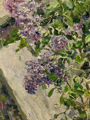 Georgij Moroz, Lilac in the Light, 1998, Oil on Canvas-QUE-1337116