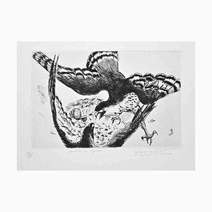 Gérard Cochet, Fight, Original Etching, Early 20th Century-ZCI-1405773