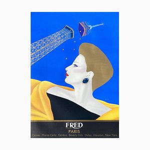 (Gérard Courbouleix) Razzia, Fred Joaillier Paris II, 1984, Poster on Coated Paper-FMZ-1381045