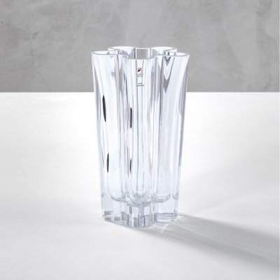 Gerbera Vase in Glass by Gio Ponti, 1980s-FWM-1245981