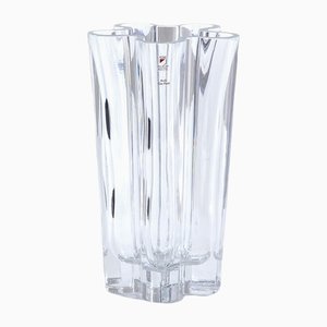 Gerbera Vase in Glass by Gio Ponti, 1980s-FWM-1245981