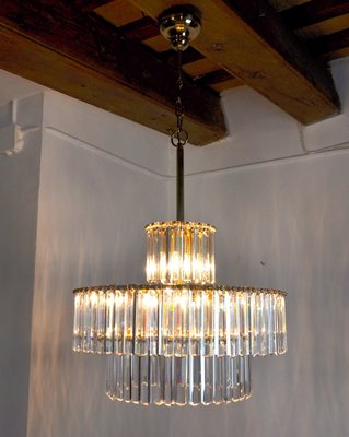 German 3 Tiers Chandelier from Kinkeldey, 1970-EJE-1174571