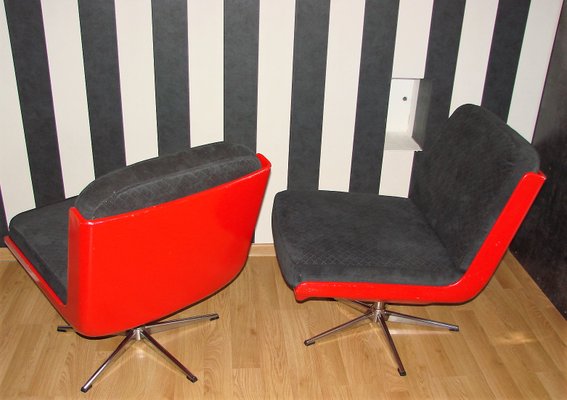 German Armchairs from Dinna Veb Mobel Kombinat, 1960s, Set of 2-XHP-1389535