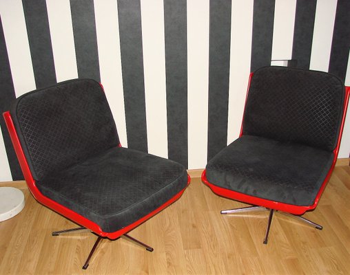 German Armchairs from Dinna Veb Mobel Kombinat, 1960s, Set of 2-XHP-1389535