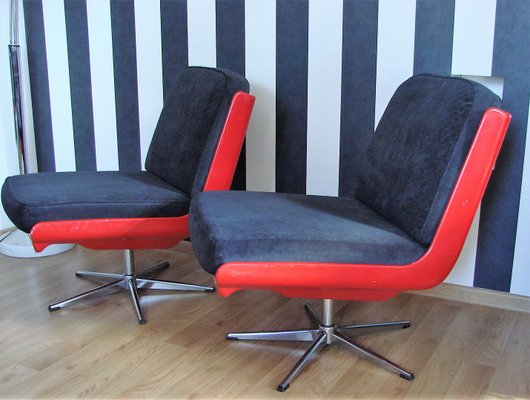 German Armchairs from Dinna Veb Mobel Kombinat, 1960s, Set of 2-XHP-1389535