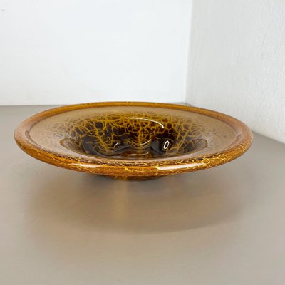 German Art Deco Glass Bowl by Karl Wiedmann for WMF Ikora, 1930s-QZ-1166887