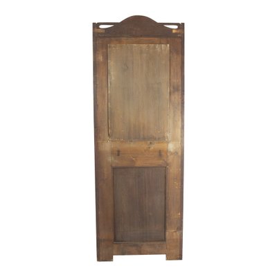 German Art Nouveau Oak Wardrobe with Brass Hooks-WFJ-1031196