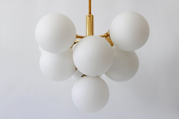 German Atomic Multi-Globe Pendant Lamp from Kaiser Leuchten, 1970s-WPT-644705