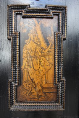 German Baroque Cabinet on Metal Stand-TAT-1761157