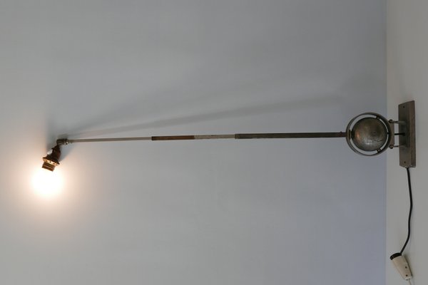 German Bauhaus Articulated Telescopic Wall Light, 1920s-WPT-623933