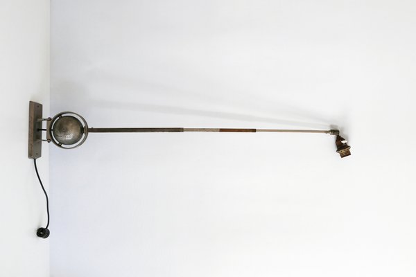 German Bauhaus Articulated Telescopic Wall Light, 1920s-WPT-623933