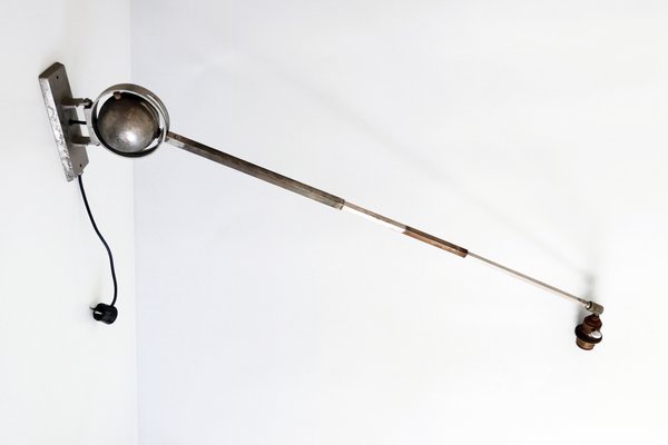 German Bauhaus Articulated Telescopic Wall Light, 1920s-WPT-623933