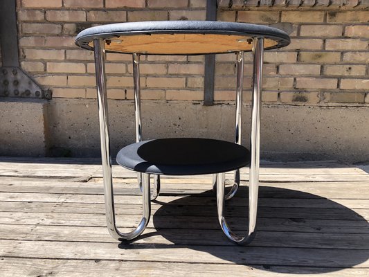 German Bauhaus Side Table with Steel Tube-EXJ-1338472