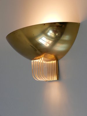 German Brass & Acrylic Sconce from Vereinigte Werkstätten Collection, 1960s-WPT-1336767