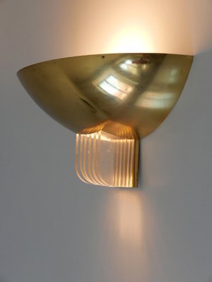 German Brass & Acrylic Sconce from Vereinigte Werkstätten Collection, 1960s-WPT-1336767