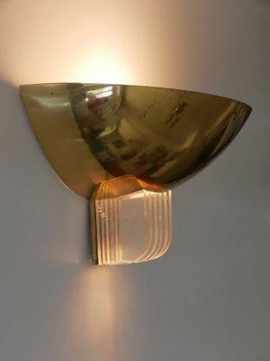 German Brass & Acrylic Sconce from Vereinigte Werkstätten Collection, 1960s-WPT-1336767