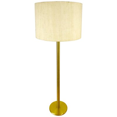 German Brass and Cloth Floor Lamp from Cosack, 1960s-PUK-617861