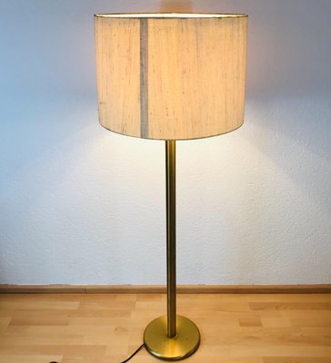 German Brass and Cloth Floor Lamp from Cosack, 1960s-PUK-617861