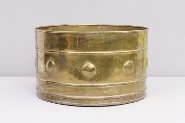 German Brass Planter, 1890s-DUM-1420804