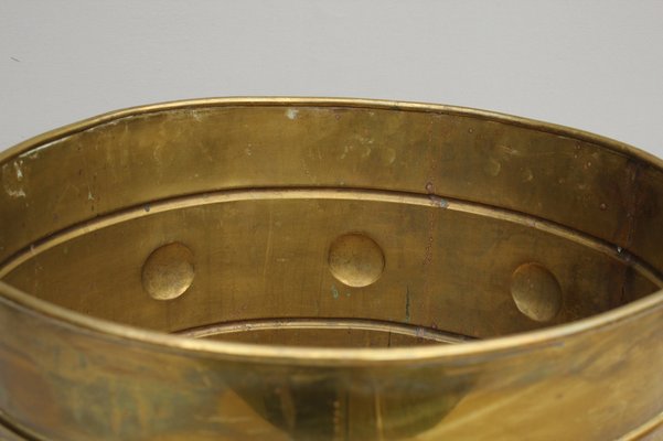 German Brass Planter, 1890s-DUM-1420804