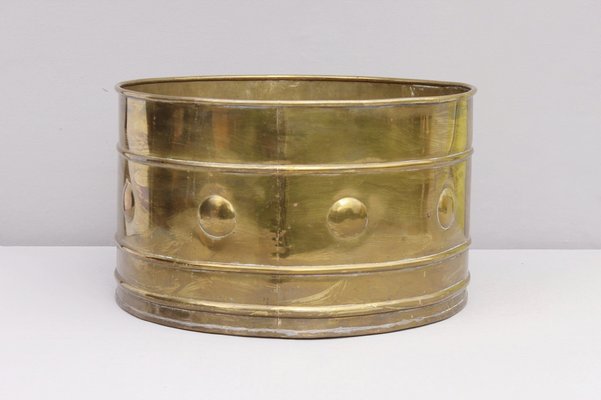 German Brass Planter, 1890s-DUM-1420804