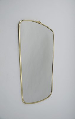 German Brass Wall Mirror by Lend, 1950s-KQB-1279825