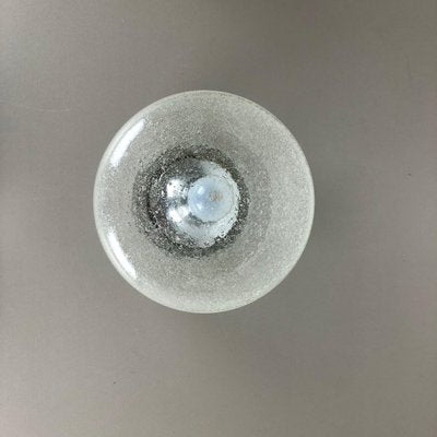 German Bubble Ice Glass Cone Wall Light from Hillebrand Leuchten-QZ-1073865