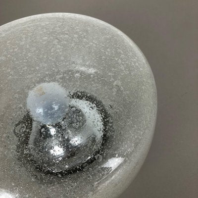 German Bubble Ice Glass Cone Wall Light from Hillebrand Leuchten-QZ-1073865