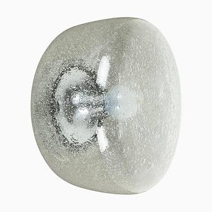 German Bubble Ice Glass Cone Wall Light from Hillebrand Leuchten-QZ-1073865