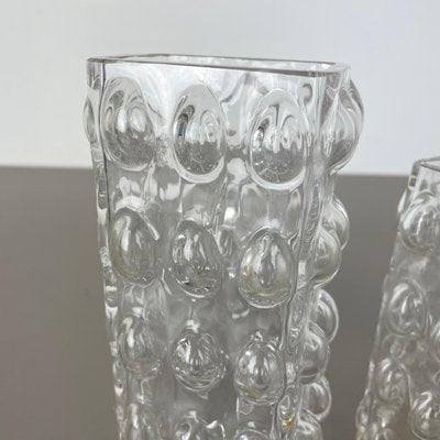 German Bubble Vases by Wilhelm Braun-Feldweg for Hirschberg, 1960s, Set of 2-QZ-1143225