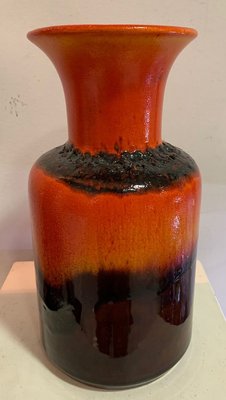 German Ceramic Lava Vase from Jazba, 1970s-IKW-823959