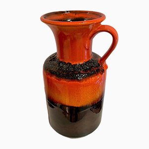 German Ceramic Lava Vase from Jazba, 1970s-IKW-823959