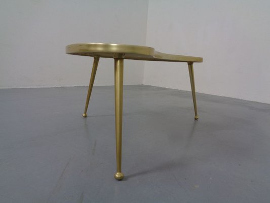 German Ceramic Metal & Mosaic Kidney Side Table, 1950s-RDW-801664