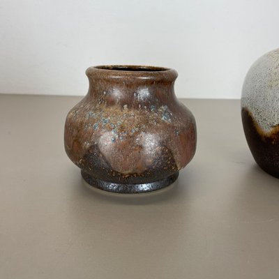 German Ceramic Pottery Lava Vases from Dümler and Breiden, 1960s, Set of 2-QZ-1169011