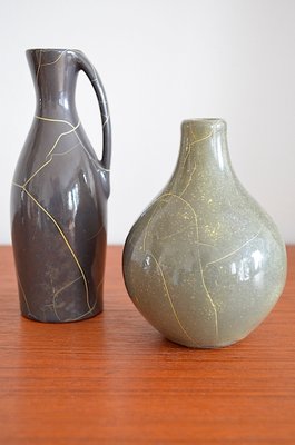 German Ceramic Vase by Richhard Uhlemeyer, 1950s, Set of 2-OV-847607