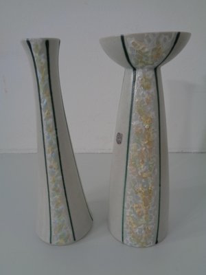 German Ceramic Vases from Föhr Keramik, 1970s, Set of 2-RDW-730908