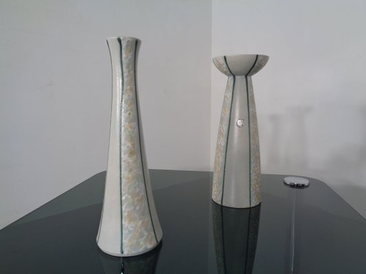 German Ceramic Vases from Föhr Keramik, 1970s, Set of 2-RDW-730908