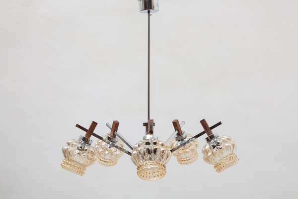 German Chandelier by Paavo Tynell for Limburg, 1960s-KL-620235