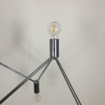 German Chandelier Light Structure with 9 Burning Points from Kinkeldey, 1960s-FFL-1282764