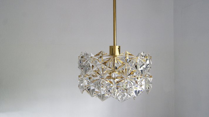 German Chandelier Royal Kristall from Kinkeldey, 1960s-UMB-1304845