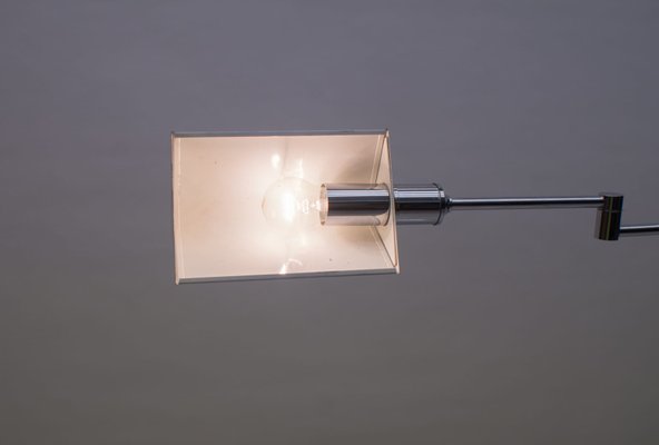 German Chrome Swivel Floor Lamp, 1970s-KQB-723707